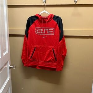 Nike Elite Red and Black Pullover